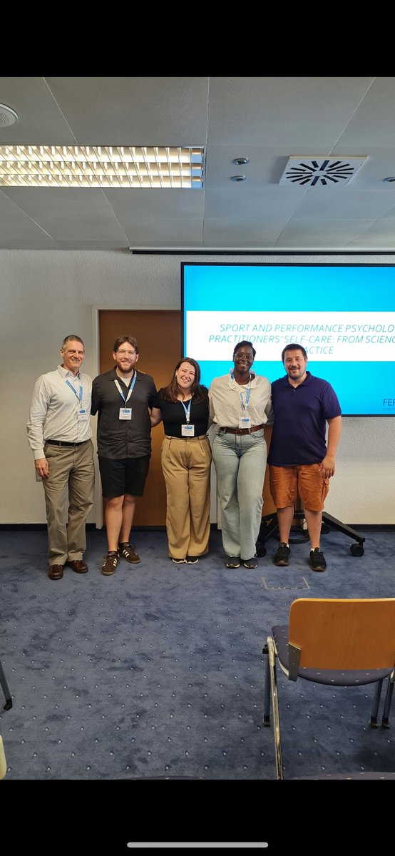 Dan Martin (@dm_sportpsych) on Twitter photo Extremely privileged to spend time with <a href="/AQuartiroli/">Ale Quartiroli</a> <a href="/Heather_Psych/">Heather Hunter</a> <a href="/afrosportpsych/">Afro Sport Psych™</a> and Sebastian Brueckner, discussing self-care in sport and performance psychology at #FEPSAC2024 Extremely privileged to spend time with <a href="/AQuartiroli/">Ale Quartiroli</a> <a href="/Heather_Psych/">Heather Hunter</a> <a href="/afrosportpsych/">Afro Sport Psych™</a> and Sebastian Brueckner, discussing self-care in sport and performance psychology at #FEPSAC2024