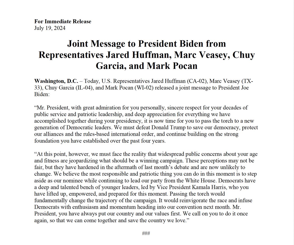 Rep. Jared Huffman tweet media