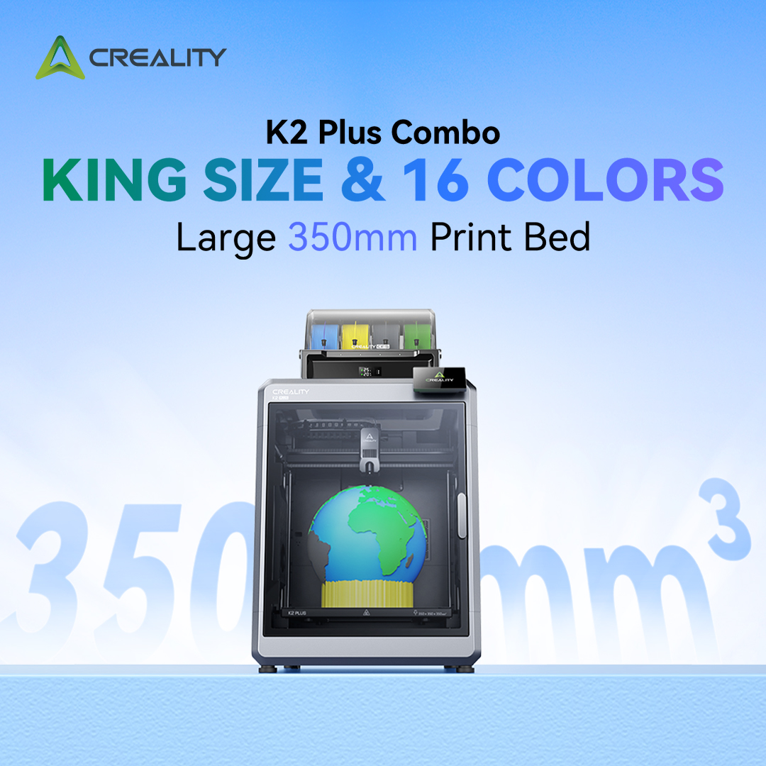 Creality3dP's tweet image. What amazing #3Dprinting works will emerge from the K2 Plus with 4 CFS (Multicolor Printing with up to 16 Colors) and (350mm)³ build volume?

#MulticolorPrinting Fun to a whole new level✨
to.store.creality.com/sns-k2-plus

#3dprinter #3dmodel #Creality #k2plus