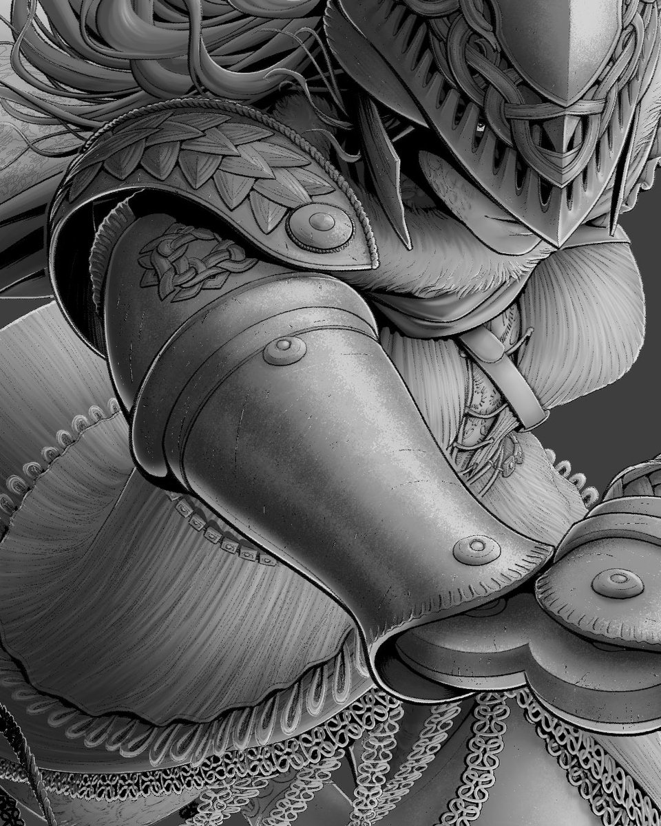 StudioOcami's tweet photo. Malenia, Blade of Miquella - Process
Here are the close-up images of our Malenia illustration. 
Malenia was definitely one of the toughest bosses in Elden Ring, excluding the dlc.
But we still love her❤️
#eldenring #malenia #eldenringfanart #fromsoftware #bandainamco #studioocami https://t.co/PLX3wrm4Ir