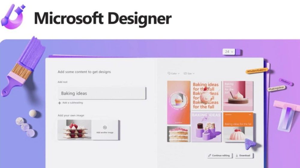 AskAbdulBasit's tweet image. Microsoft is entering the design game with its new AI-powered tool, Microsoft Designer! 

This app lets you create stunning visuals for social media, presentations, and more, even if you&apos;re not a graphic designer.

 #MicrosoftDesigner #DesignMadeEasy