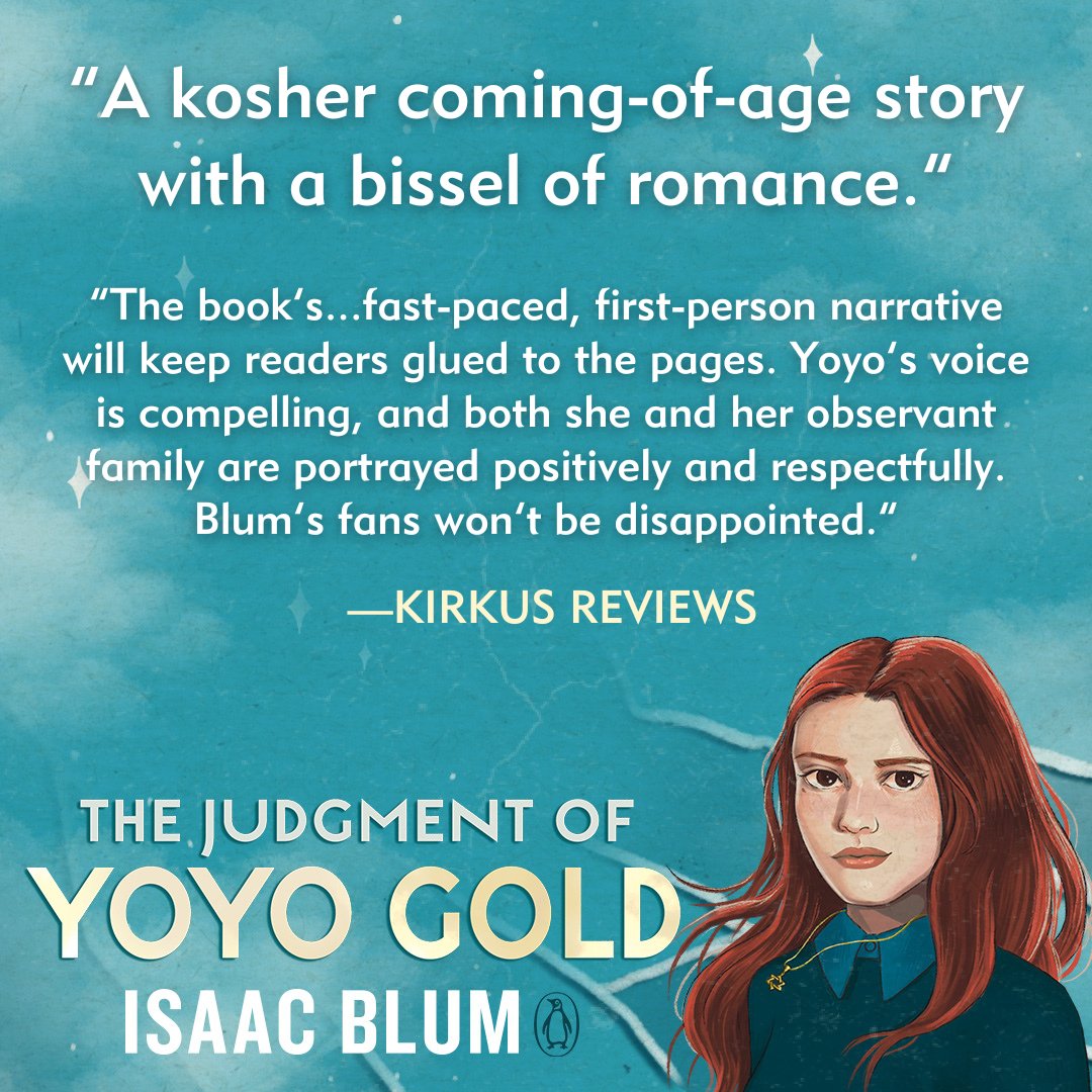 Kirkus had nice things to say about Yoyo. I'm particularly tickled by the idea that I might have "fans" I could disappoint.

The Judgment of Yoyo Gold is out 10/15/24 from <a href="/PenguinTeen/">Penguin Teen</a> <a href="/PhilomelBooks/">Philomel</a>. Preorders always appreciated.