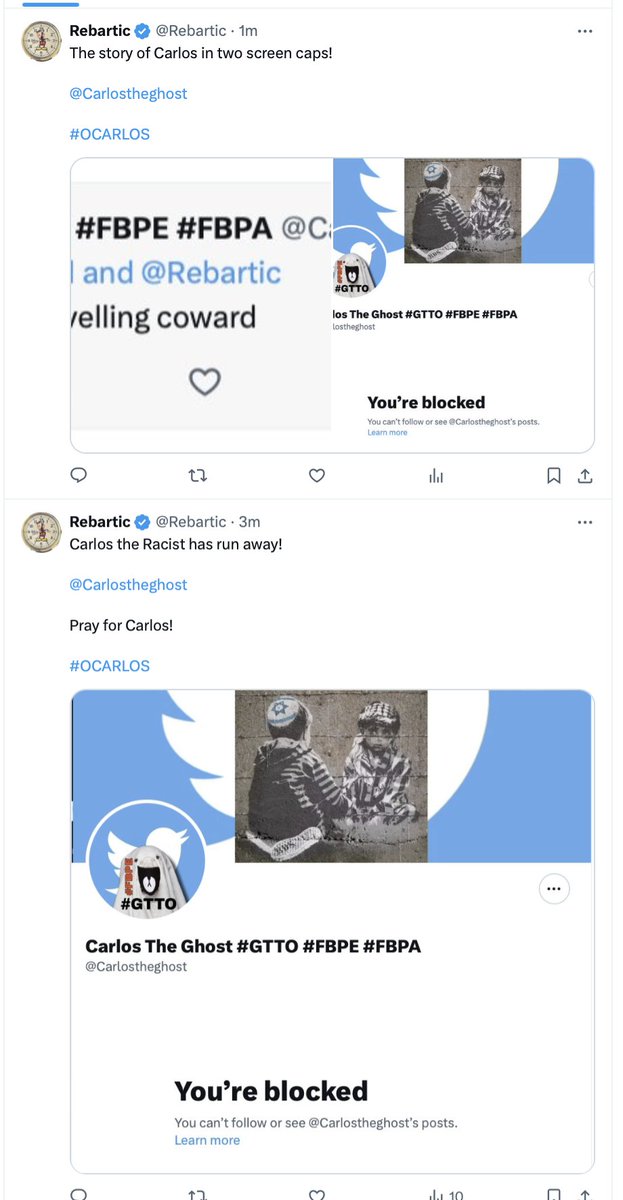 BobbyPotter2022's tweet photo. HEY CARLOS @Carlostheghost  

YOU'RE A COWARD!

#RUNAWAY https://t.co/d5xyaSQdJ6