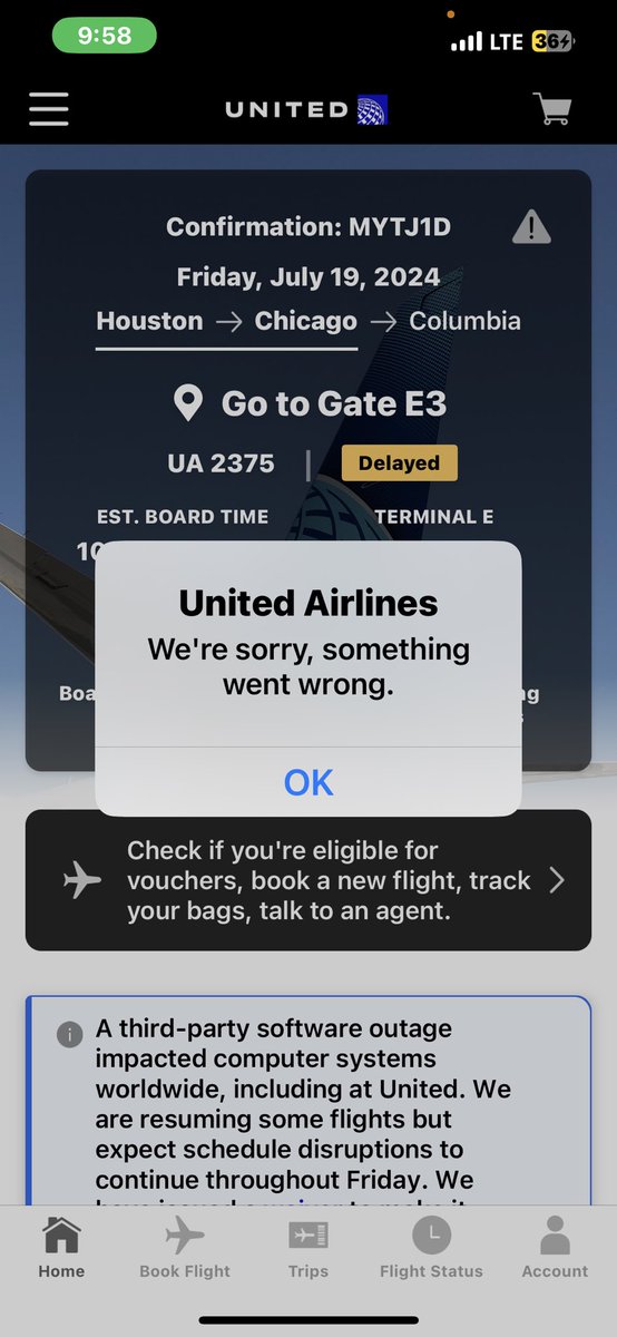 mpordes's tweet image. Hey no joke…. “Something went wrong” @united