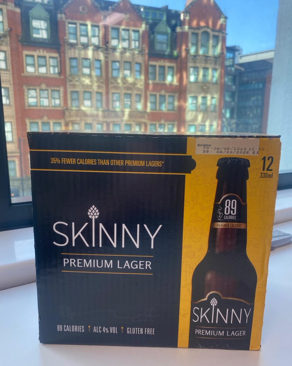 THE WEEKEND STARTS NOW 🍻

You can grab 12 packs of Skinny Lager from <a href="/Tesco/">Tesco</a> and <a href="/Morrisons/">Morrisons</a> on the free-from aisle 🙌

#DrinkAware #tesco #beer