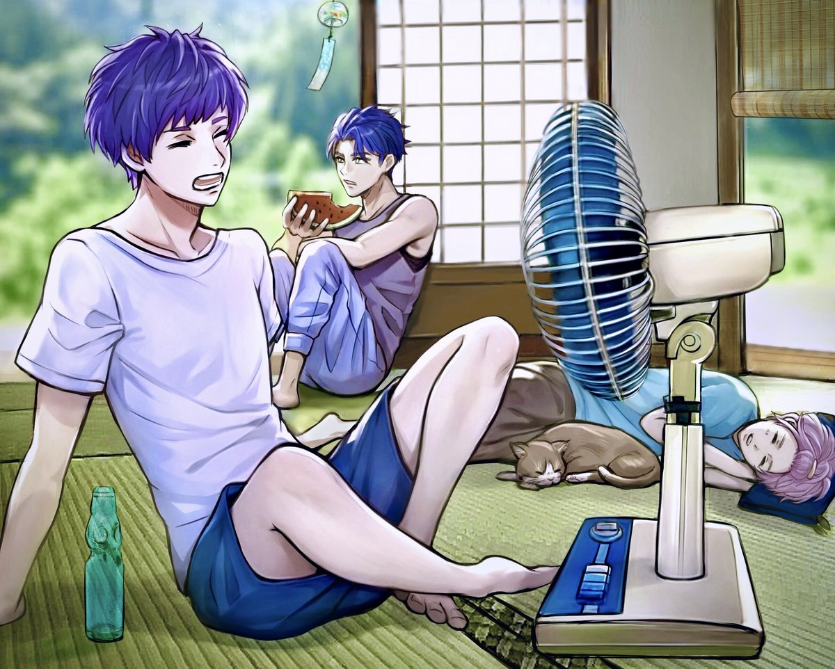 兵頭家の夏の帰省🎐

#兵頭九門生誕祭2024
#兵頭九門誕生祭2024
#九門ぶるーみんぐ