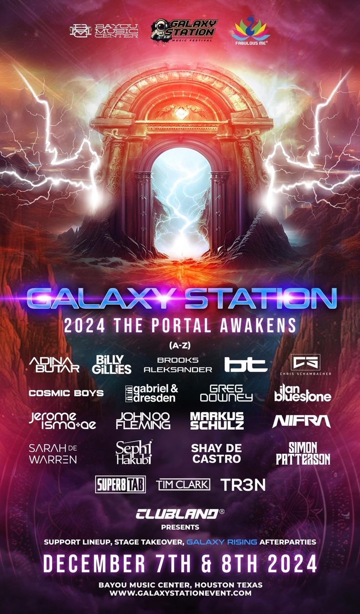 TexasEDMFamily's tweet photo. FAM‼️ Tickets for @galaxystationx are NOW ON SALE‼️ Remember to use promo code TEXASEDMFAMILY for a discount on your ticket purchase 🫡❤️

Tickets &amp; Info: https://t.co/Xc2A3uCHcr https://t.co/aSHLKwB2V1