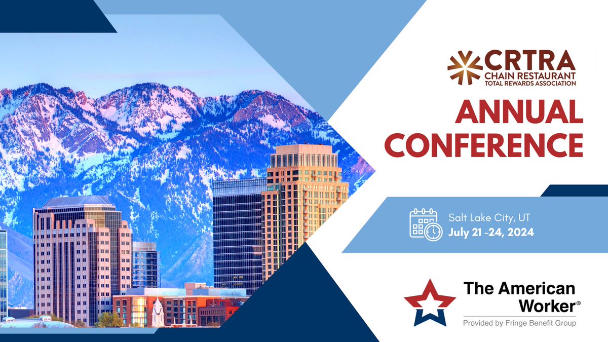 Next week: We're excited to be sponsoring CRTRA's 2024 Annual Conference! We're sponsoring the welcome reception and Tuesday's lunch. We hope to see you there!