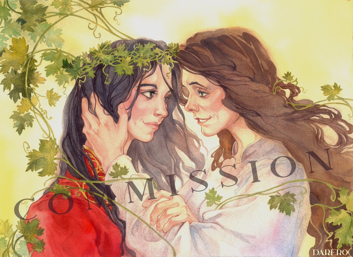 #traditionalart #watercolor #commission