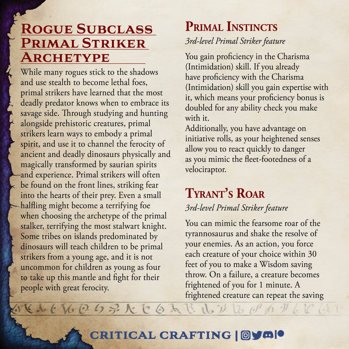 Dillon Olney | Critical Crafting tweet media