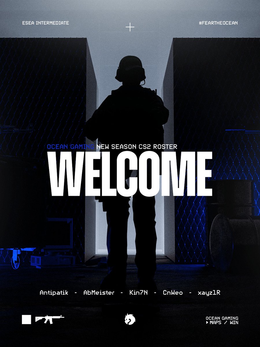 ROCEAN Esports (@roceangg) on Twitter photo Herkes yeni kadro duyuruyor bizim neyimiz eksik? Karşınızda yeni CS2 kadromuz!
Efe Can “ <a href="/_Kin7N/">Efe Can Bayrak</a> ” Bayrak
Muhammed Ali '' @antipatikCS '' Kılınç
Ali Bora “ <a href="/AbMeisterCS/">Bora Manga</a> ” Manga
Hasan “ <a href="/CnweoCS/">Cnweo</a> ” Kurt
Halit “ <a href="/xayz1R/">xayz</a> ” Topcu Herkes yeni kadro duyuruyor bizim neyimiz eksik? Karşınızda yeni CS2 kadromuz!
Efe Can “ <a href="/_Kin7N/">Efe Can Bayrak</a> ” Bayrak
Muhammed Ali '' @antipatikCS '' Kılınç
Ali Bora “ <a href="/AbMeisterCS/">Bora Manga</a> ” Manga
Hasan “ <a href="/CnweoCS/">Cnweo</a> ” Kurt
Halit “ <a href="/xayz1R/">xayz</a> ” Topcu