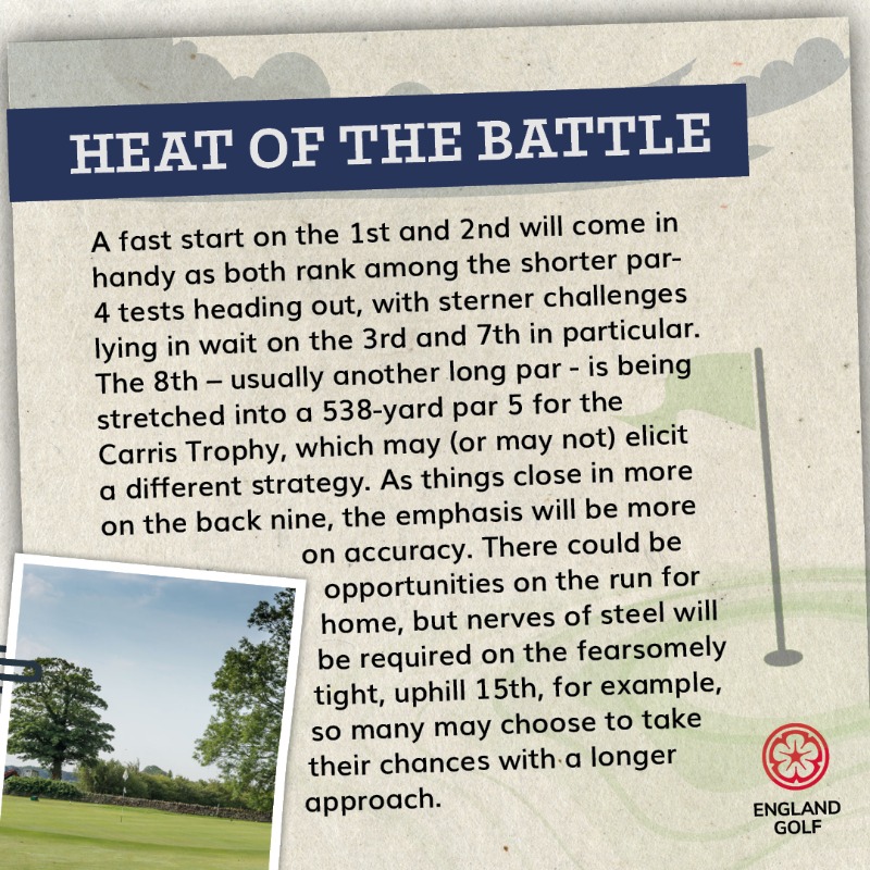 EnglandGolf's tweet photo. 🔍 𝗜𝗡 𝗧𝗛𝗘 𝗦𝗣𝗢𝗧𝗟𝗜𝗚𝗛𝗧

@ormskirkgc's first hosting of the Carris Trophy fittingly coincides with the club's 125th birthday 🎂

@JezzEllwoodGolf reviews the course in more details ahead of one of amateur golf's most coveted events...👇

#RespectInGolf #TogetherInGolf
