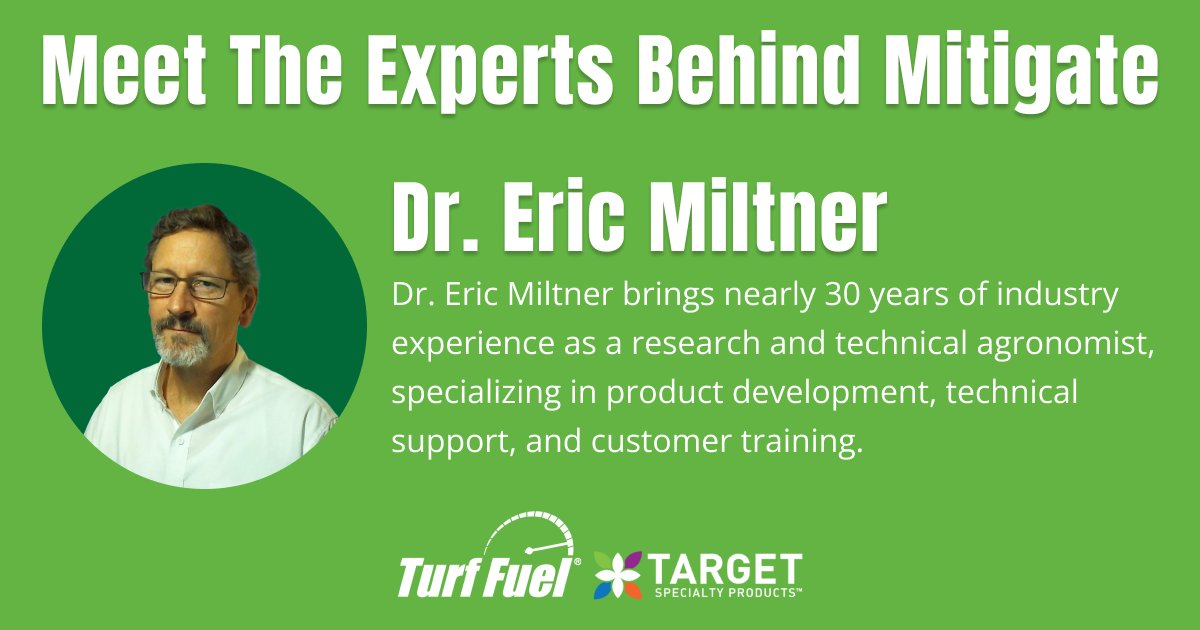 TurfFuel's tweet image. Join us in welcoming Dr. Eric Miltner to the Turf Fuel family! 🌟

With nearly 30 years of dedicated industry experience, Eric leads the Turf Fuel team with a focus on overcoming the unique challenges of professional turfgrass and landscape management.