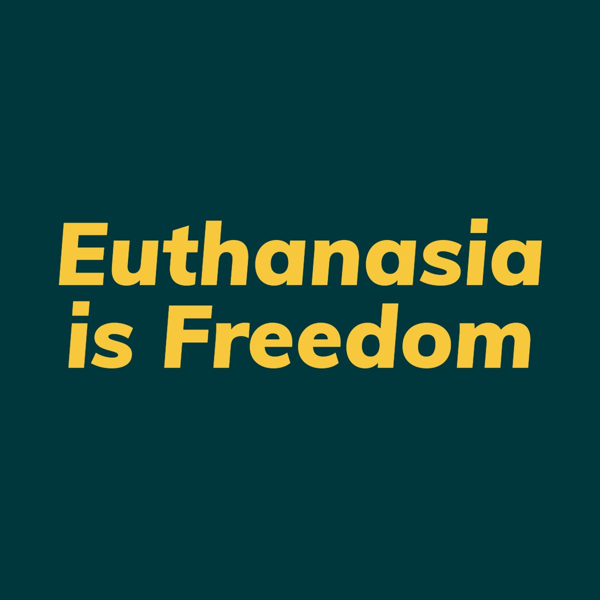 wjr1979's tweet image. Just one man's honest opinion. #Euthanasia #Suicideispainless