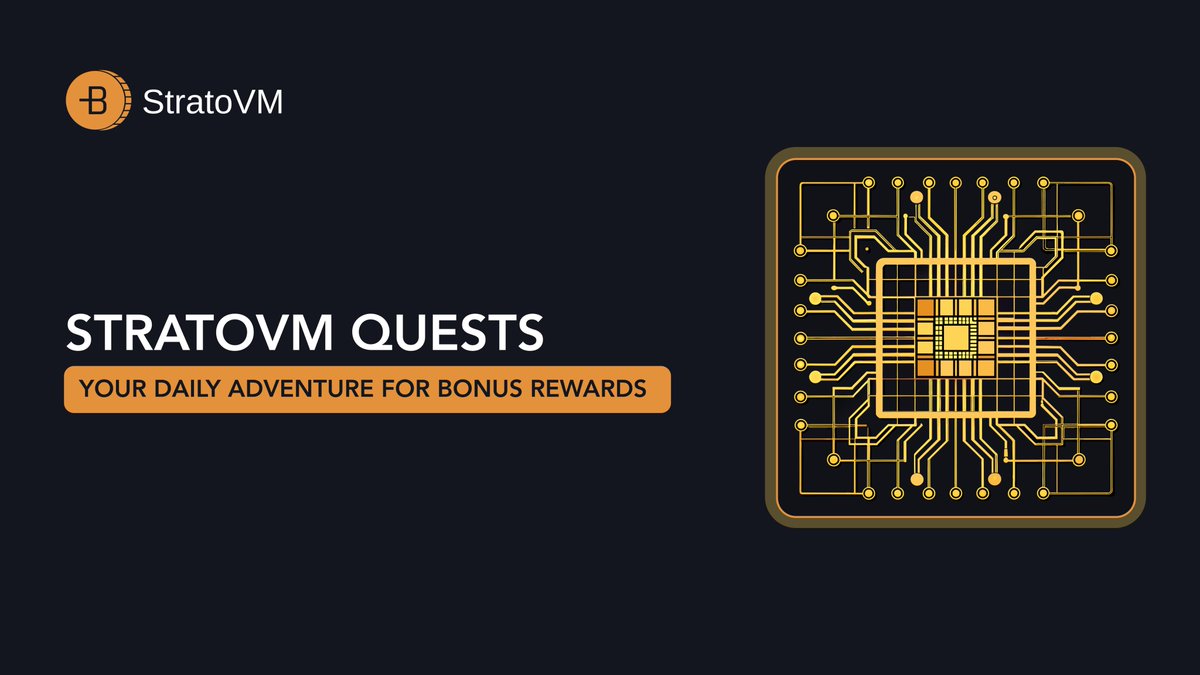 StratoVM | BTC Layer2 tweet media