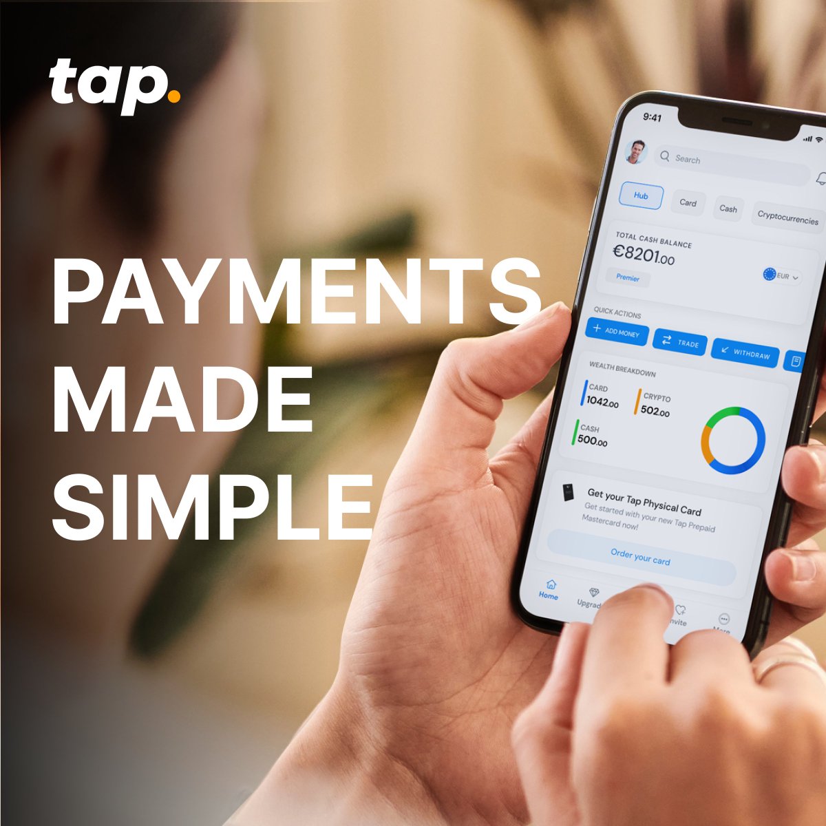 Tap_Fintech's tweet image. Wondering how you can manage your payments with Tap?👀

🇪🇺 Handle EUR payments with SEPA
🇬🇧 Swiftly send GBP with FPS
🪙 Use Stablecoins like $USDT, $USDC and $DAI
🟠 Ride the crypto wave with $BTC + 40 other tokens

All in one app✨

Curious? Dive deeper: tinyurl.com/siyps