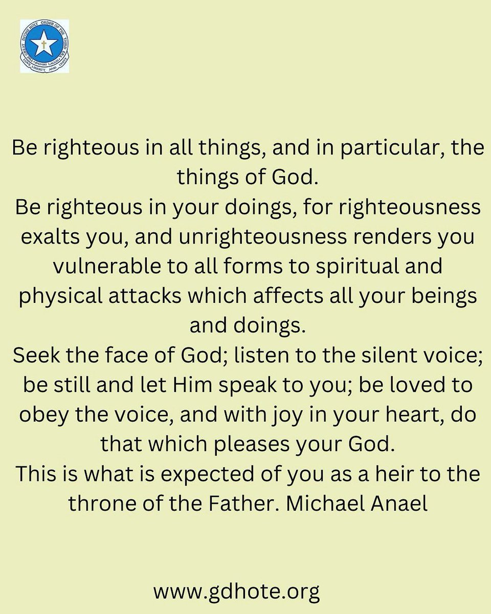 Blessed New Day. May all the graces therein be ours in full. Amen