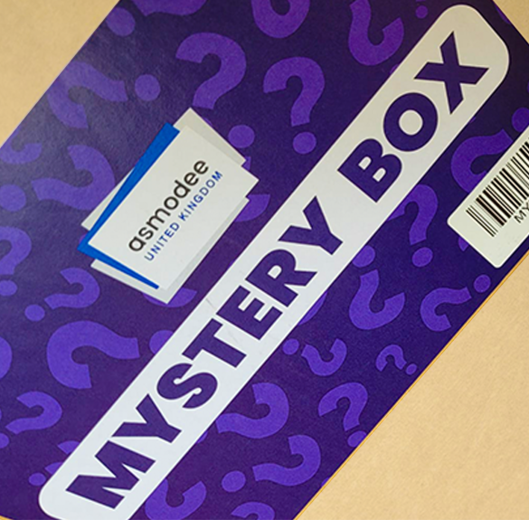 MutantDiceGames's tweet photo. It's that time of year again—the Asmodee Mystery Boxes are back! As usual, these are limited &amp; available in store only so act quickly to secure yours before they sell out. The box may even contain your new favourite board games! 
#boardgames #flgs #mysterybox #asmodeeuk https://t.co/MrqhwDAxJA