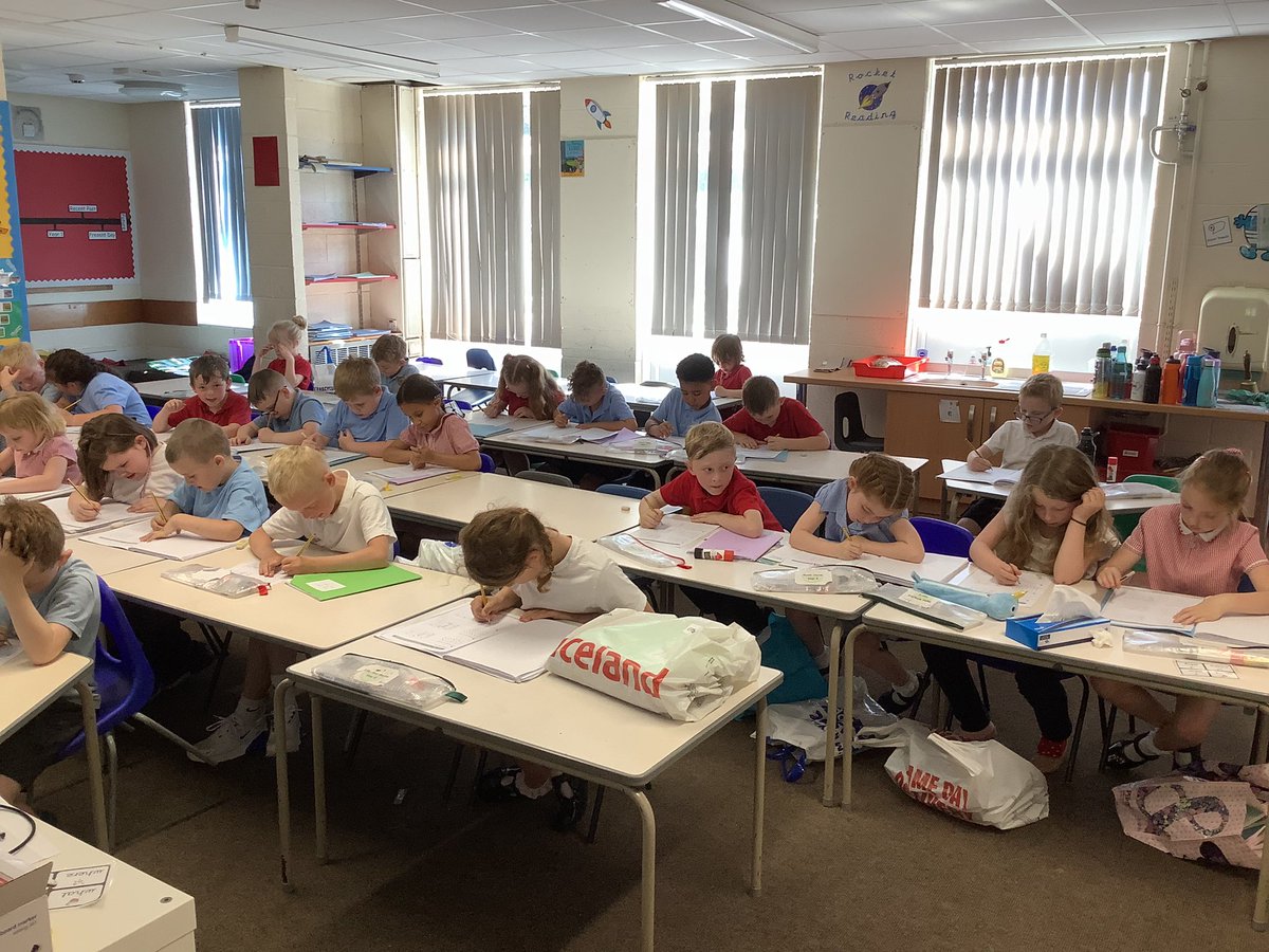 Y2AngramBank's tweet photo. Well done to my amazing Year 2 class who continue to work their socks off in maths and English on the last day of term. Team Year 2! https://t.co/j2HUv1IcMw