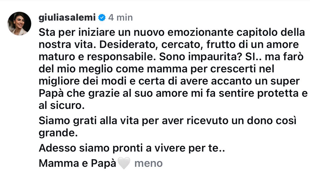 Ana198309's tweet photo. Piangooooooo 🥹😭
Congratulazioni amori miei 🫂🤍

#prelemi https://t.co/SKx2rI7v90