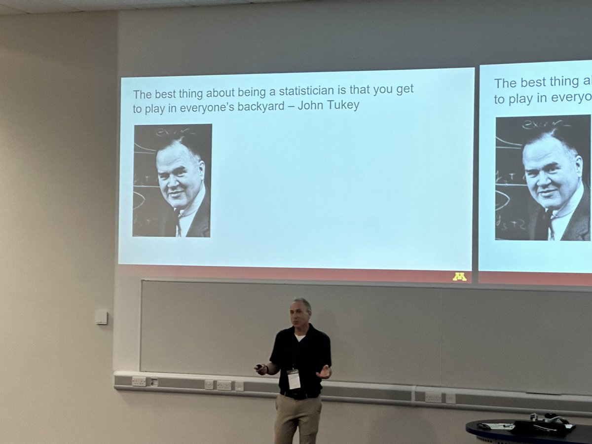 BayesRuth's tweet photo. Last plenary for @ISEC_stats_ecol by @FiebergJohn - another fantastic talk this time on step-selection and addressing practical questions that have arisen - bookended by 2 famous statistical quotes of the fun of working in different areas and use of models. https://t.co/52fR1KFDly