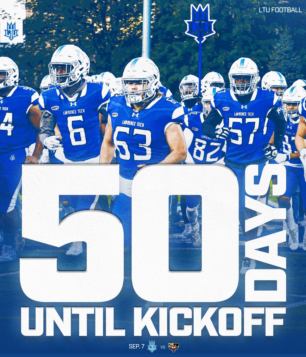 50 days until we hit the field for the 2024 season! #SetTheStandard #cuLTUre24 #WeAreLTU