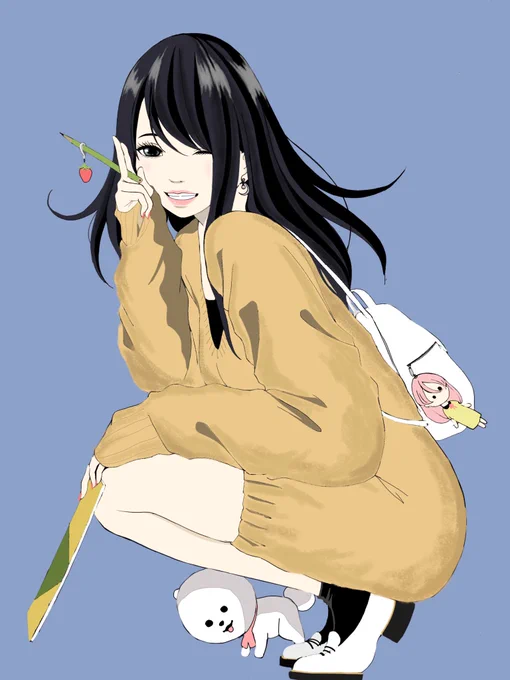 こんばんわイラストを描いてますDaisukeと申しますイベントとは違いますがクルミサというオリキャラをメインにしたイラスト展などさせていただいているのですがこれからも沢山の方に知ってもらいたくを拝見してもらいたく投稿させてもらいました#まぁにゃに語りたい 