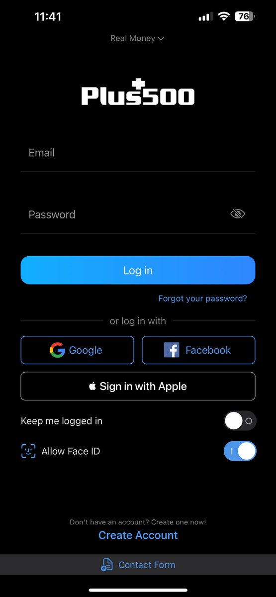Its_OuchB's tweet photo. @JamalSharqawi @Plus500 Still not able to log in however you can now reach them via the contact form on the app https://t.co/AR6SjkYXLv