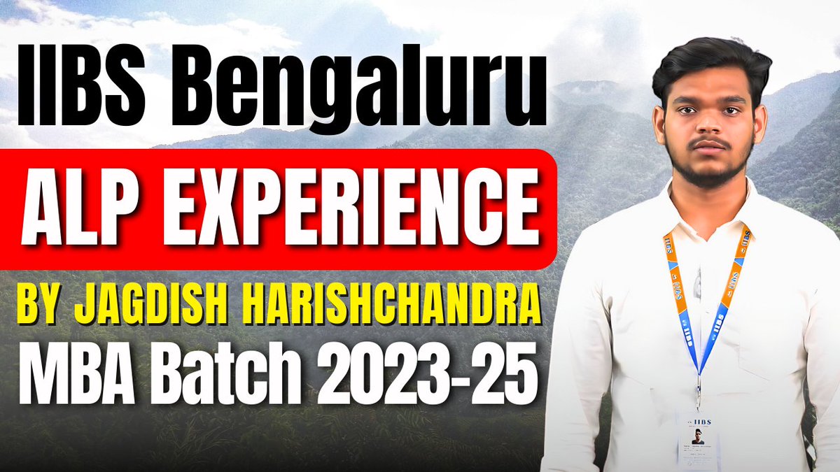 iibsonline's tweet photo. IIBS Bengaluru | ALP Experience | By Jagdish Harishchandra | MBA Batch 2023-25 #video https://t.co/322c9cGamH
#iibsbangalore #MBA #StudentLife #CorporateWorld #Teamwork #Opinion #ManagementSkills #AdventureLearning #pyramidvalley #pyramidvalley #learningjourney #iibsreview #review #reviews