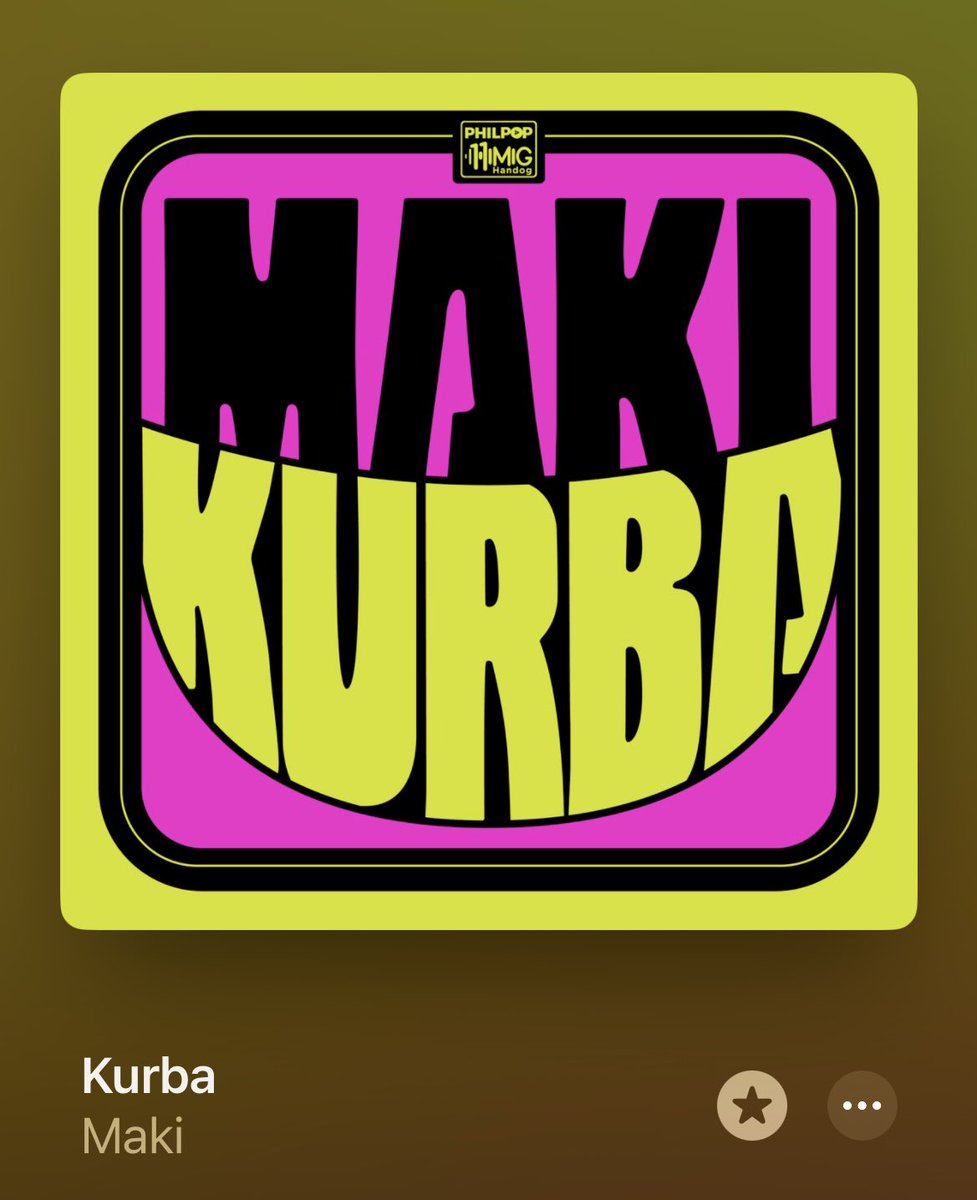 [🎶]

Exciting news! Maki's entry for Himig Handog, 'Kurba,' is now available on Apple Music!

MAKI HIMIG HANDOG
#PxHTop12 #AlvinSeritoKurba
#MakiKurba <a href="/clfrnia_maki/">Maki *ੈ✩‧₊˚</a>