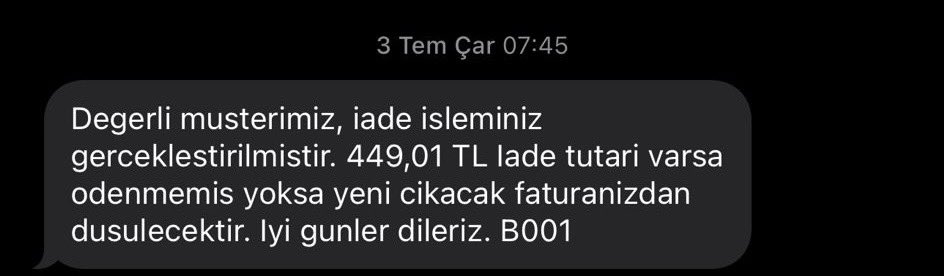 ouzarikan's tweet photo. @TurkTelekom @TTDestek 3 Temmuz 2024 tarihinde fazla kesilmiş olan fatura tutarının iade edileceği ve eğer ödenmemiş faturam varsa o faturadan düşüleceği bilgisi verilmiş olmasına rağmen hala tam fatura tutarının ödenmesini talep etmektesiniz. İade mesajı gelmiş olmasına rağmen işlem yapmıyorsunuz. https://t.co/CdBTG6VxjC