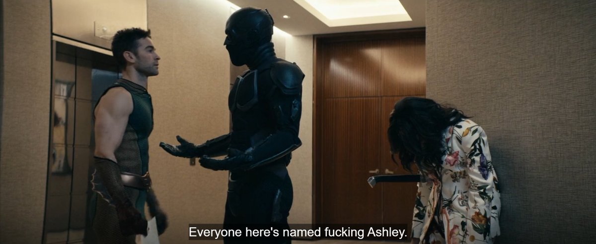 Is this sentence related to the superpowers obtained by Ashley after injecting Compound V? 🧐 #TheBoys