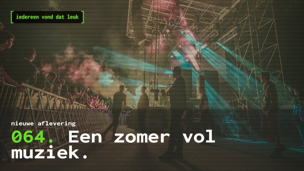 VondDatLeuk's tweet photo. 🎙️ Nieuwe aflevering 🎙️ 064.  Een zomer vol muziek. 🎶 Een aflevering met vier hosts - dat kan alleen maar chaos zijn!

Luister nu:
💻 https://t.co/knF2FcYYWA
🎧 https://t.co/cXWQ4gArzT
🍏 https://t.co/YxlaEcmKiK https://t.co/9ABgeYRnAB