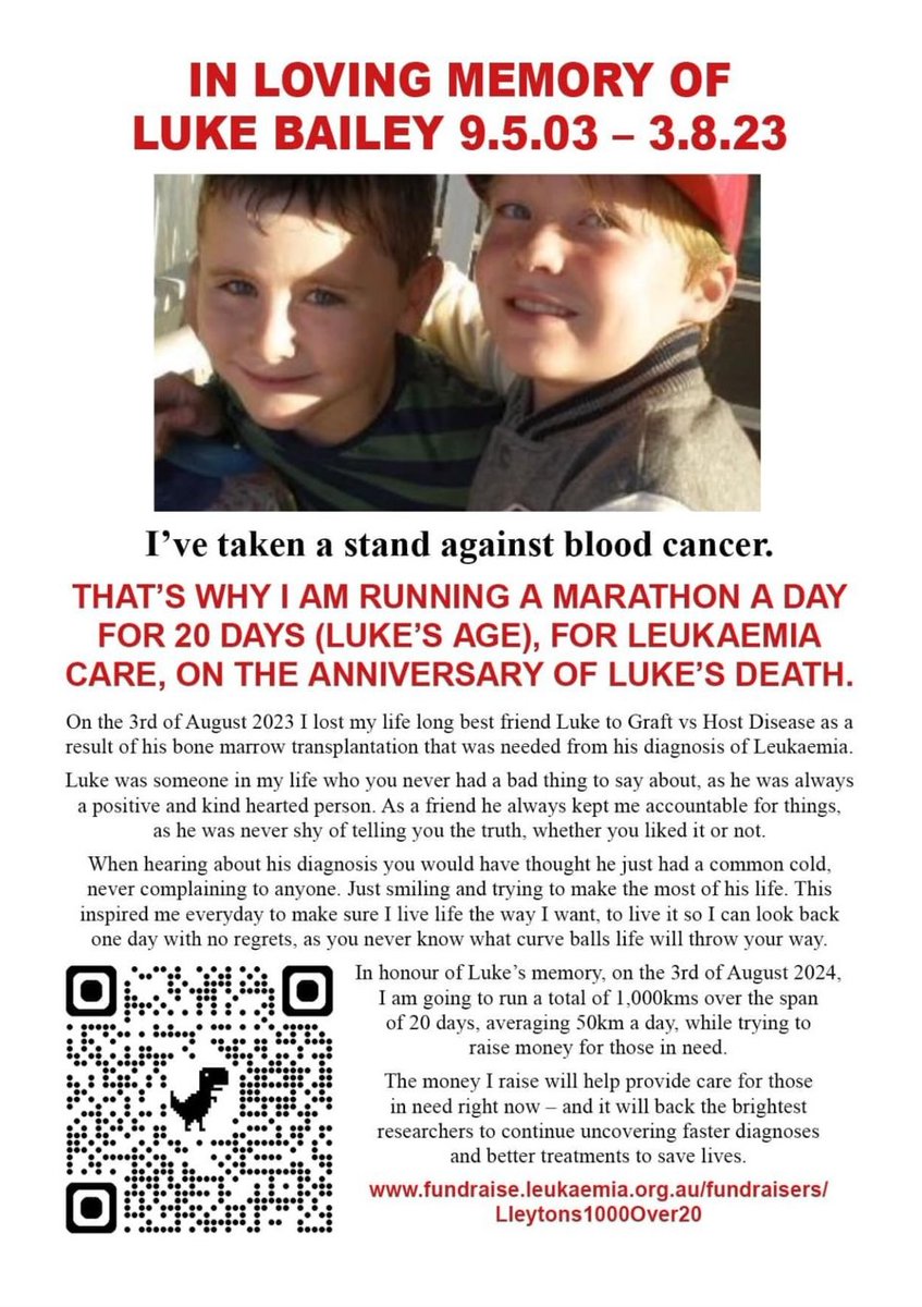 Soccerex's tweet photo. Join us in supporting Lleyton Edwards! 

In honour of Luke's memory, on the 3rd of August 2024, Lleyton Edwards is going to run a total of 1,000kms over the span of 20 days, averaging 50km a day, while trying to raise money for those in need ⚽

https://t.co/gEPH1kFoSW https://t.co/2tvwVbJ8Bj