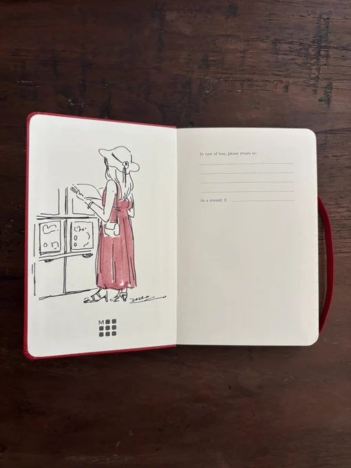 【おしらせ】 MOLESKINE原宿店(ハラカド1階)にてお買い物頂いたお客様対象に、 先着27名に購入下さったモレスキンに直接ポートレートを描かせて頂きます! 8/3(土)ハラカド2階にてお客様をクロッキー致します、是非お気に入りのお洋服着ていらしてくださいませ