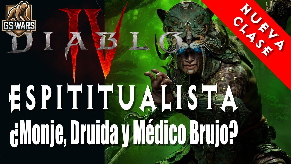 GS_Wars's tweet photo. 🌟 Descubre la nueva clase Espiritualista en Diablo 4, una mezcla de Monje, Druida y Médico Brujo. ¡No te pierdas sus habilidades y transformaciones! 🔥🎮 #Diablo4 #VesselofHatred #Espiritualista #GSWars 
https://t.co/EjF39FAKKI https://t.co/HQL6kNFpUh