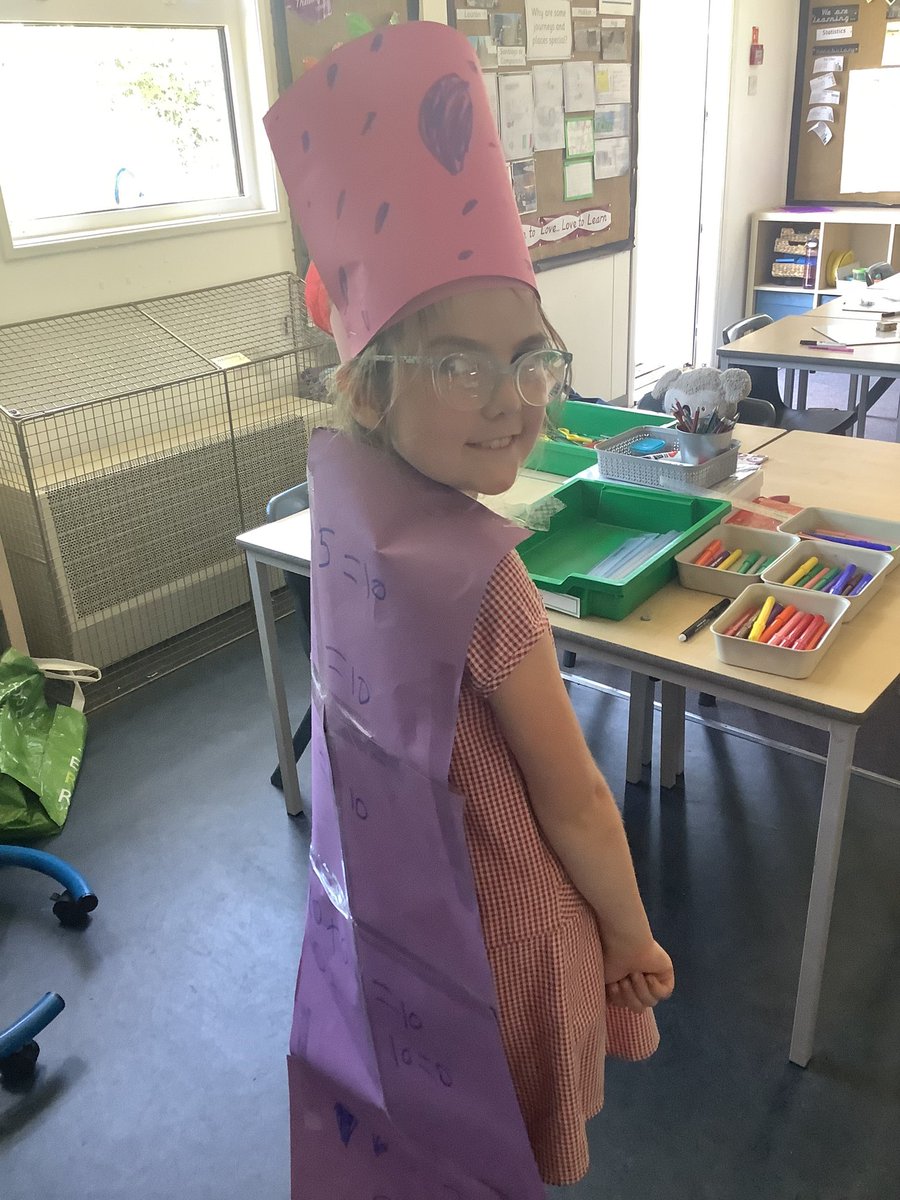 FHuntStAnnes's tweet photo. The Queen of Number Bonds has worked so hard on her bonds to ten this year- today we celebrated in style! #wearestannes @StAnnes_EHS @AWebbStAnnes https://t.co/fYzMn5lVgO