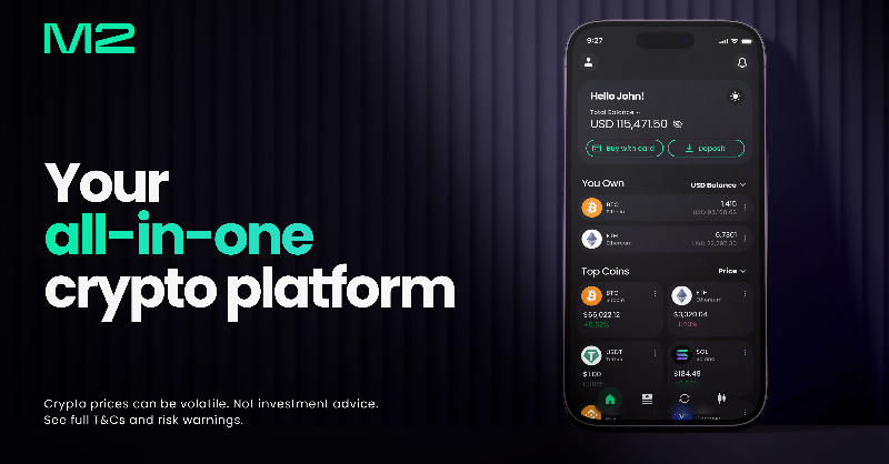 M2Exchange's tweet photo. Buy, sell, and earn crypto with ease on #M2.