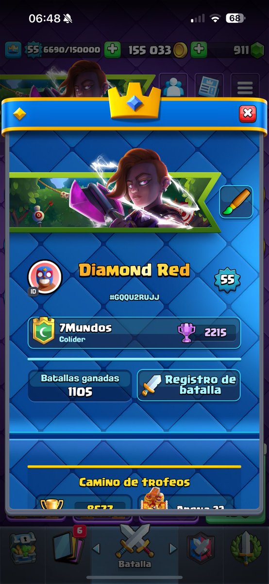 DiamondRedcr's tweet photo. My new account add me thanks 
Mi nueva cuenta agregenmen

¡Entra en este enlace para añadirme como amigo de Clash Royale! https://t.co/NaCtyZU3lz https://t.co/z8IwhkbYF4