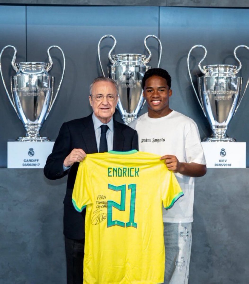 🚨 OFFICIAL: Real Madrid C. F. announces that on Saturday, July 27, at 12:00 p.m., the presentation of our player Endrick will take place at the Santiago Bernabéu stadium.