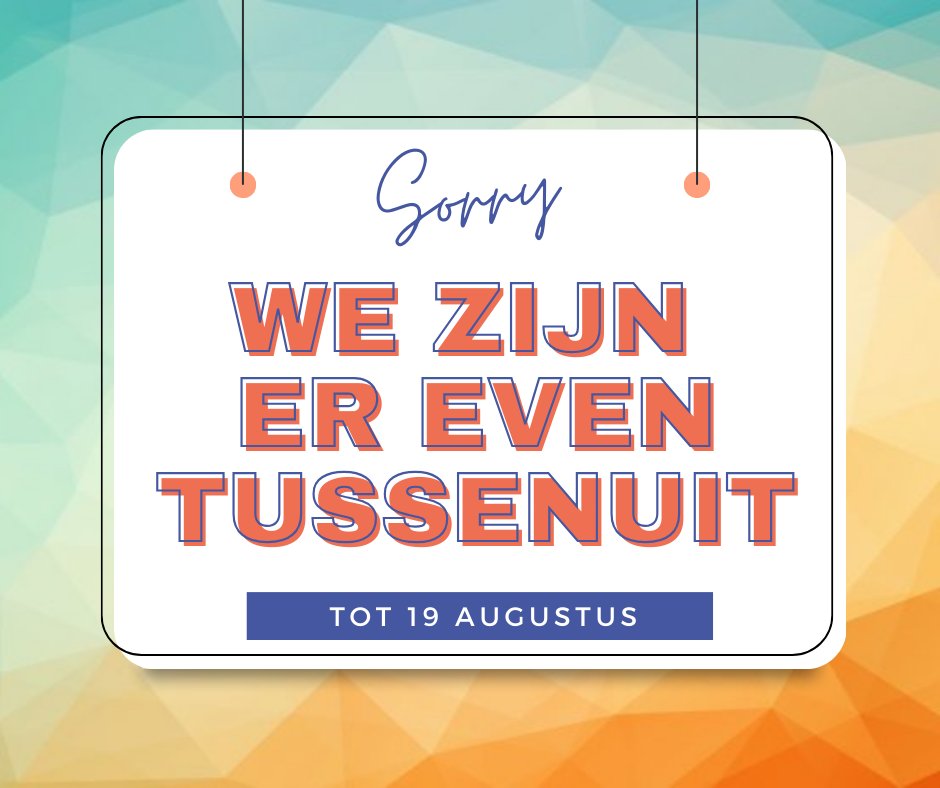 🏖️ De zomer is begonnen en team #CitSciNL gaat op #vakantie! Daarom zullen wij minder bereikbaar zijn en niks delen op <a href="/X/">X</a>.

🗓️ 19 augustus zijn we weer terug en begin september ontvang je weer een nieuwe nieuwsbrief.

Wij wensen iedereen een hele fijn zomer🌞!