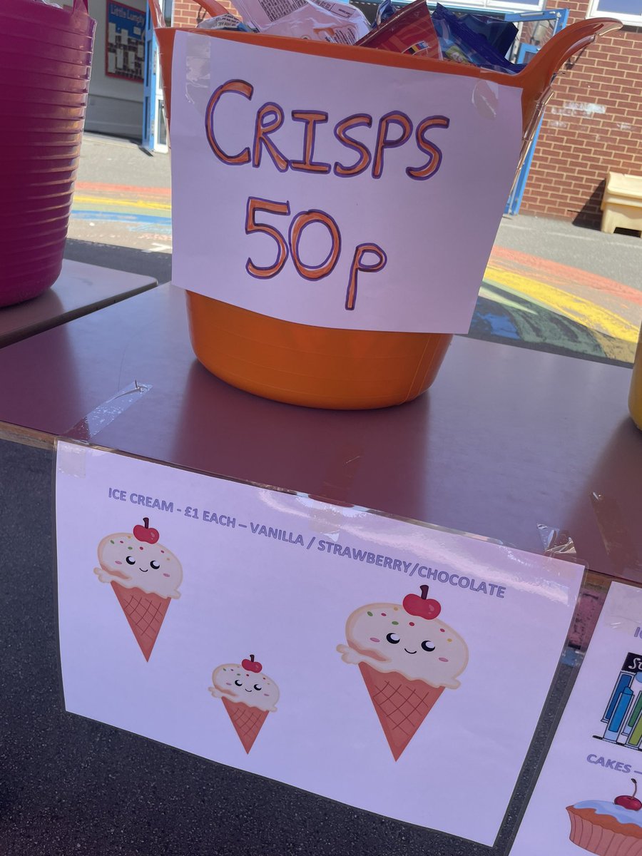 AgerKelly's tweet photo. We are ready for the Summer Fayre at 1.30pm today. Please come along to support us @TVInfants @TVIOffice @RofiyaTVI 
Everything £1 or 50p - prizes galore https://t.co/s3r9oJj3yO