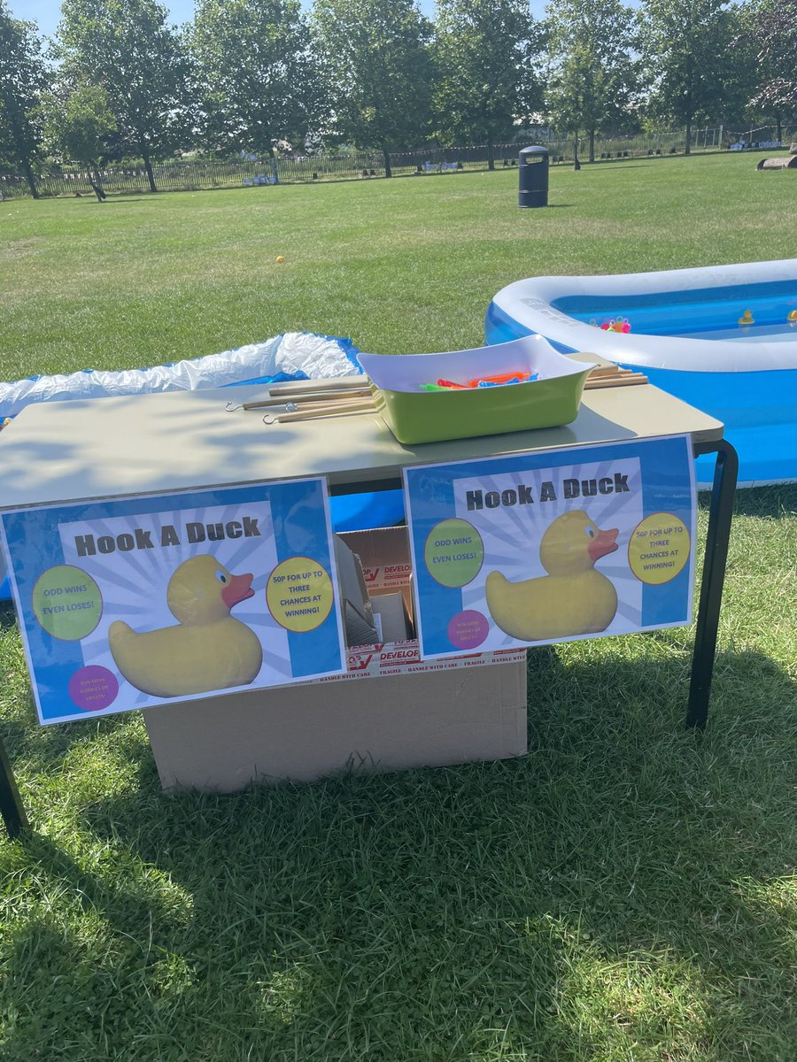 AgerKelly's tweet photo. We are ready for the Summer Fayre at 1.30pm today. Please come along to support us @TVInfants @TVIOffice @RofiyaTVI 
Everything £1 or 50p - prizes galore https://t.co/s3r9oJj3yO