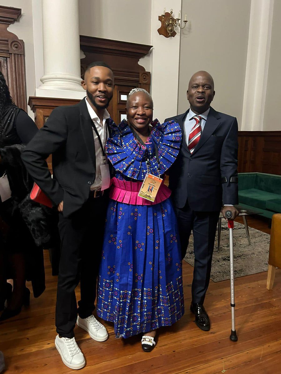 Speaker of the Legislature, Hon. <a href="/DesboMohono/">Dr. Desbo Mohono</a>, Premier of the North West Province, Lazarus Mokgosi and Mr. <a href="/ThaboDithakgwe/">Thabo Dithakgwe</a>  at the State of the Nation Address at <a href="/ParliamentofRSA/">Parliament of RSA</a>  #OPA24