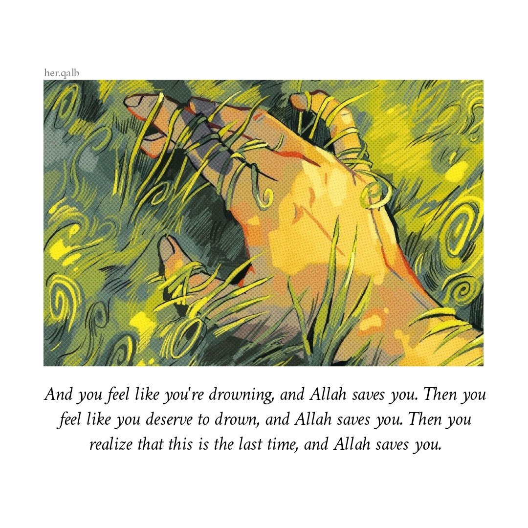 Al__Quraan's tweet image. Allah saves you again and again