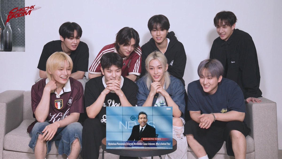 Stray_Kids's tweet photo. Stray Kids(스트레이 키즈) "Chk Chk Boom" M/V Reaction

https://t.co/qQnSAsQRXK

Listen to "ATE" now🥠
https://t.co/OGIBDtigG0

#StrayKids #스트레이키즈
#ATE
#ChkChkBoom
#StrayKidsComeback
#YouMakeStrayKidsStay https://t.co/P5lmGtDBVi