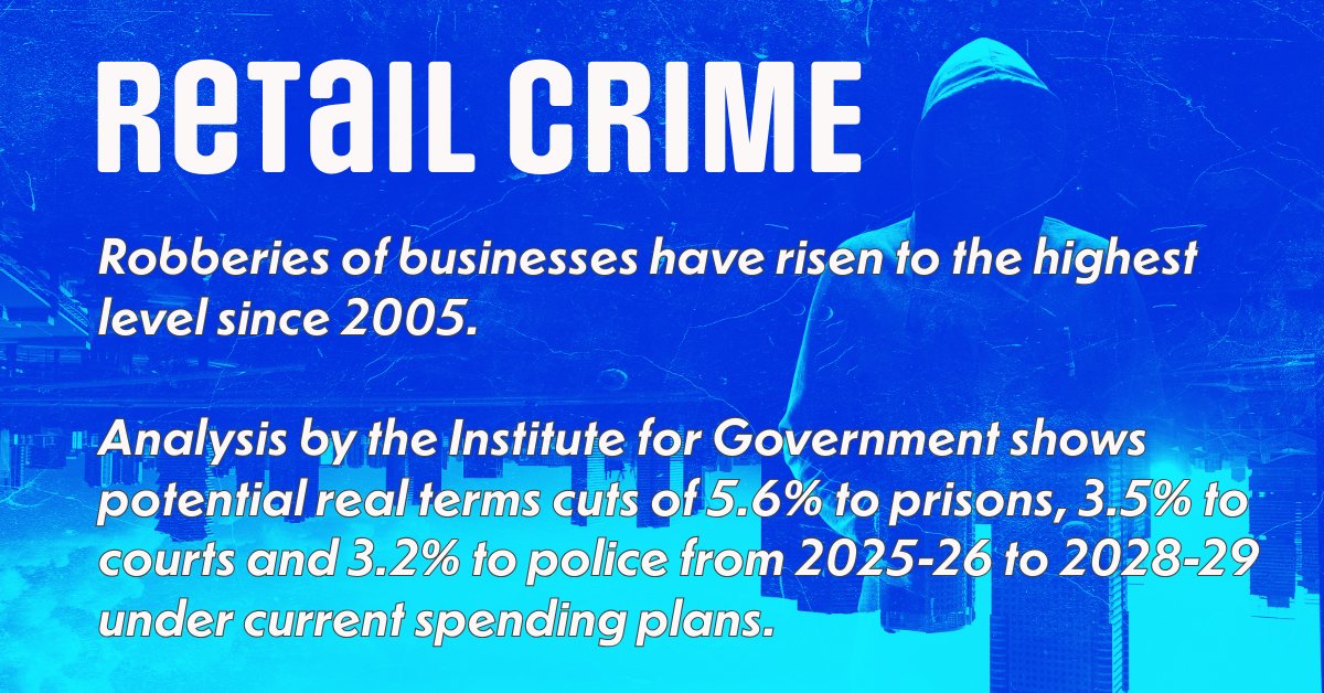 Can Labour tackle the retail crime wave? What would you do? 

#UKPolitics #CrimePrevention