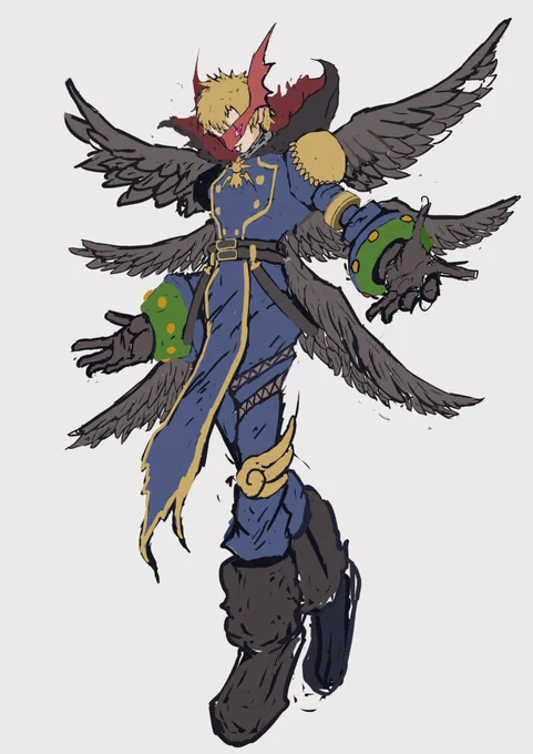 WIP タケルヴァンデモンエンジェモン要素