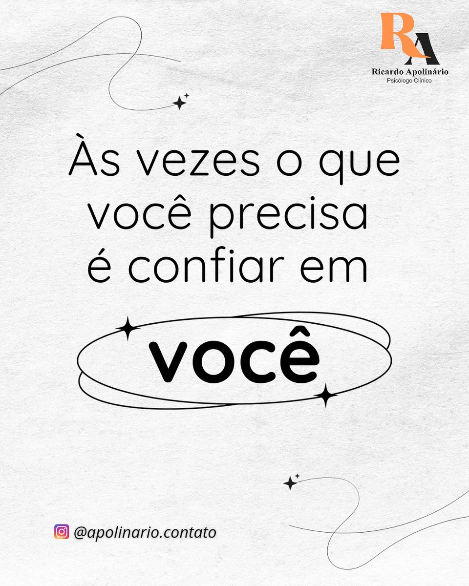 apolinariopsico's tweet photo. Não permita que outros determinem que você é!

Confie em seu potencial e não perca de vista seus objetivos.

Os enfrentamentos são apenas situações que estão te preparando para algo maior!

Confie em você!!!

#resiliência #persistência #esperança #autoestima #determinação https://t.co/WvTFr3gEMc