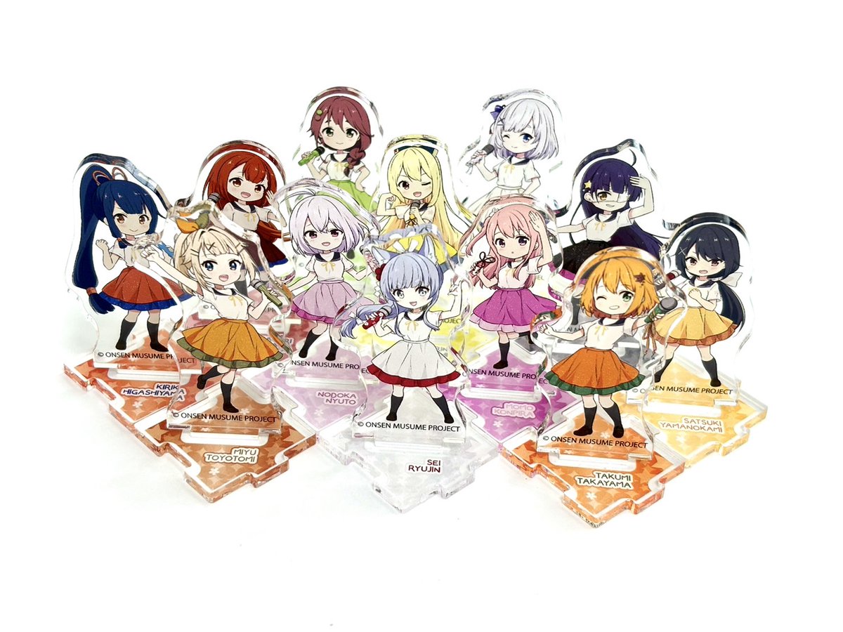 温泉むすめ　サポーター特典　4月誕生日かキャラ10個セット 温泉むすめプロジェクト 公式 on X: 